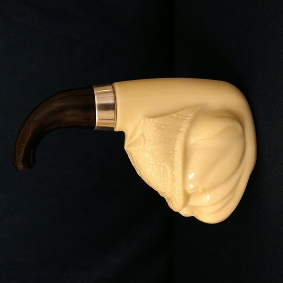 Vintage Avon Olande Cologne Bottle Decanter Sherlock Holmes Bull Dog After Shave - Picture 2 of 5